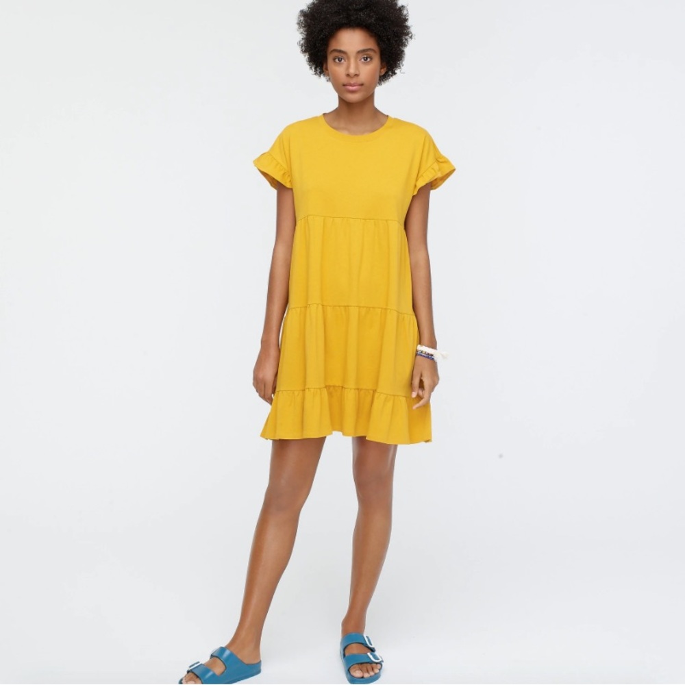 J. Crew tiered swing dress